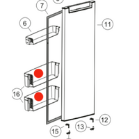 Haier Haier Fridge Fridge Bottle Shelf HRF360TW, HRF360TS , HRF360TW2, HRF360TS2 spare part