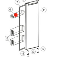 Haier Haier Fridge Fridge Upper Shelf HRF360TW, HRF360TS, HRF360TW, HRF360TS, HRF360TW2, HRF360TS2 spare part
