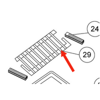 Haier Haier Fridge Half Shelf HBF55W spare part