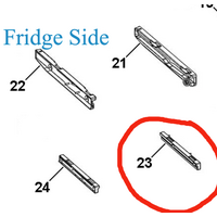 Haier Haier Fridge Lower Draw Right Side Slide HSBS582AW spare part
