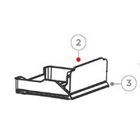 Haier Haier Fridge Upper Chiller Door Or Only Lid Fascia Drawer Fresh number 2 spare part
