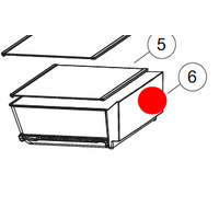 Haier Haier Fridge Veggie Bin Or Crisper Draw HRF340BW2Â HBM340SA1 HBM340WH1 HRF340BS2 spare part