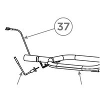 Haier Haier Gas Oven Lower Burner Bake Thermocouple HOR54B5MGW1 61713-A 61706-A spare part