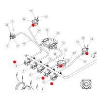 Haier Haier Oven and Cooktop Tap Valve Reulator None Wok Meium Or Large Burner HOR90S9CESX1 0.68 spare part