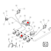 Haier Haier Oven and Cooktop Tap Valve Reulator Wok Burner HOR90S9CESX1 1.00 spare part