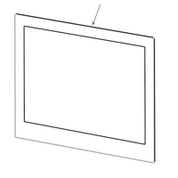 Haier Haier Oven Door Inner Glass HWO60S7EX2 spare part