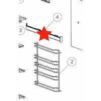 Haier Haier Oven Side Rack Telescopic Right Side, Price for Each spare part
