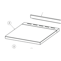 Haier Haier Oven Top Ceramic Glass & Frame Assy HOR60S9CESX1 spare part