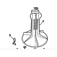 Haier Haier Washing Machine Agitator Pulsator HWM65TLF, 61306 spare part