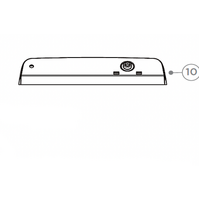 Haier Haier Washing Machine Control Panel With No Electrical Parts HWT10AN1 62350-A spare part