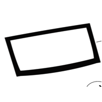 Haier Haier Washing Machine Lid Or Door HWT70FVW2, 61375-A spare part