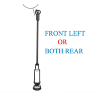 Haier Haier Washing Machine Suspension Rods HWT80AW1, HWT80MW1, HWT80MW2, 61379, 61387, 61392 spare part