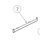 Haier Haieroven Slide Telescopic Right Side HWO60S10TPB2 HW060S8EPX2 HWO60S8EPB2 spare part