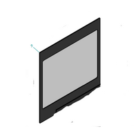 Ilve Ilve Oven Inner Door Glass 600SLMP, 600SLMP/I, A/504/84/88 spare part