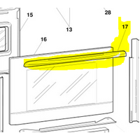 Indesit Indesit Oven Door Handle C00074832 spare part