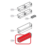LG LG Fridge Door Basket/Shelf GB-455BLE GB-455BTL GB-455MBL MAN64468601 spare part