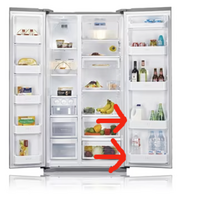 LG LG Fridge Side By Side Door Shelf Lower for Fridge Side 5004JS1007C spare part