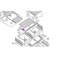 LG LG Fridge Side By Side Door Veggie Bin Shelf GR-L218ASL, GF-D613SL spare part