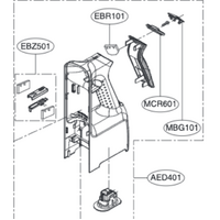 LG LG Vacuum Cleaner Handle Assembly A9MULTI2X spare part