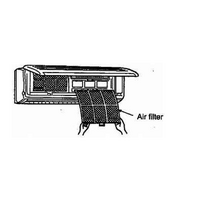 Mitsubishi Mitsubishi Aircon Air Filter MSH07RV MSH09RV spare part
