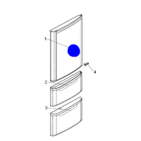 Mitsubishi Mitsubishi Fridge Fridge Door Stainless Steel MR-C375C-STA, MR-BF290C-STA, MR-C375G-STA, a Series spare part