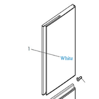 Mitsubishi Mitsubishi Fridge Fridge DOORMR-CX370EJ-W-A White spare part