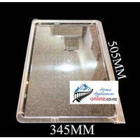 Mitsubishi Mitsubishi Fridge Full Size Plastic Top or Middle Shelf 345mm x 505mm spare part