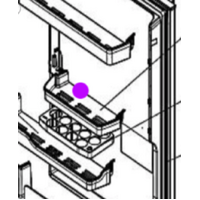Mitsubishi Mitsubishi Fridge Half Shelf MR-CX306EM-A-W MR-CX306EM-ST-W spare part