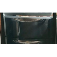 Mitsubishi Mitsubishi Fridge Middle Door MR-C405C-OB-A, MR-C375C-OB-A, Black Mirror spare part