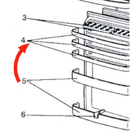 Mitsubishi Mitsubishi Fridge Middle Or Upper Shelf Shelf MR-395J-W-A, MR-360J-W-A, MR-360M, MR-395M, MR-360J, MR-395J, G01124 spare part