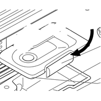 Mitsubishi Mitsubishi Fridge Water Tank Lid Cover Cgx spare part