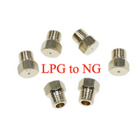 Universal Nozzle Gas Jet for Lpg To Ng Oven Cooktop Set for 4-6 Burner Nozzle Gas Jet for Lpg To Ng Oven Cooktop Set for 4-6 Burner spare part