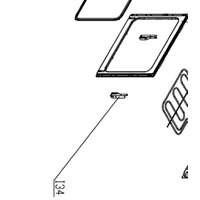Omega Omega Oven Door Hinge Support OF6062WZ spare part