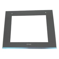 Omega Omega Oven Outer Door Glass Outer Glass Assb-In Flat Black OBO654TGG spare part