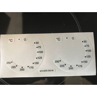 Universal Oven Control Panel Decal Sticker Symbols Label 8 Oven Control Panel Decal Sticker Symbols Label 8 spare part