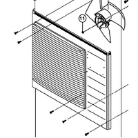 Panasonic Panasonic Air-Condition and Heat Pump Front Cabinet Panel CS-E28HKR CU-E28HKR CS-E24JKR spare part