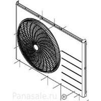 Panasonic Panasonic Air-Condition and Heat Pump Front Cabinet Panel CU-RZ50VKR, CU-RZ42VKR, CU-RZ60VKR spare part