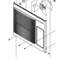 Panasonic Panasonic Air-Condition and Heat Pump Front Cabinet Panel CU-Z42VKR, CU-Z50VKR, *K00080 spare part