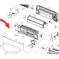 Panasonic Panasonic Air-Condition and Heat Pump Front Cover Or Front Grille Complete spare part