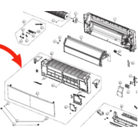 Panasonic Panasonic Air-Condition and Heat Pump Front Cover Or Front Grille Complete Cs-Rz Cs-U spare part