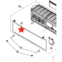 Panasonic Panasonic Air-Condition and Heat Pump Front Cover Or Intake Panel Cs-Rz Cs-U spare part