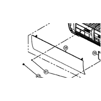 Panasonic Panasonic Air-Condition and Heat Pump Front Cover Or Panel CS-S9NKR CU-S9NKR CS-S12NKR CU-S12NKR CSS9NKR CUS9NKR CSS12NKR CUS12N Panasonic spare part