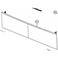 Panasonic Panasonic Aircon and Heat Pump Large Front Cover CS-Z20TKR CU-Z20TKR CS-Z25TKR spare part