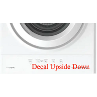 Panasonic Panasonic Dryer Decal Upside Dawn Standing Inverter Suits NH-E70JA1WAU spare part