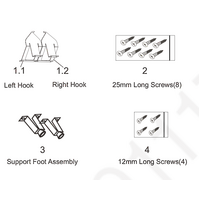 Panasonic Panasonic Dryer Wall Mounting Bracket NH-E70JA1WAU NH-E80JA1WAU spare part