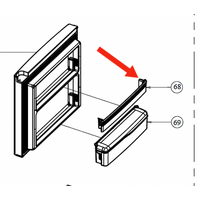 Panasonic Panasonic Freeze Upper Shelf NR-BL308 NR-BL268, NR-BL348 spare part