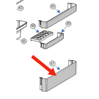 Panasonic Panasonic Fridge Bottle Shelf NR-BX421 GUSA NR-BX421B spare part
