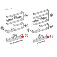 Panasonic Panasonic Fridge Bottle Shelf NR-BY55BPS NR-BY55BVW NR-BY558PS NR-BY558XS NR-BY608PS NR-BY608XS spare part