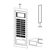 Panasonic Panasonic Microwave Switch Membrane NN-SF550W, NN-SF550 spare part