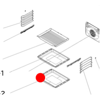 Panasonic Panasonic Oven Bake Tray Or Shelf HL-CK632B HL-CX672B HL-CK632BJPQ SHALLOW spare part